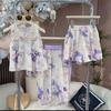 Traje casual de estilo chino y coreano para niñas, nuevo estilo chino, sin mangas, elegante, combinable, conjunto de tres piezas para niños grandes
