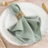 Servilleta de Tela Gruesa de Color Sólido 100% Algodón para Cocina, Tetera, Paño de Cocina, Hotel, Decoración Floral, Decoración de Boda, Venta al por Mayor Transfronteriza en Stock