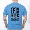 Esto es lo que hago, Arreglo cosas, Sé lo que estoy haciendo, Camiseta de hombre de doble cara, Boxeo Divertido