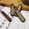 Wenwan talla de madera de agarwood cinco piezas colgante Sutra marca Wenwan accesorios colgante de collar de mano colgante colgante