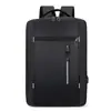 Bolsa de negócios masculina transfronteiriça, bolsa para laptop, mochila multifuncional com porta USB, grande capacidade, pode ser impressa com logotipo