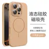 Funda de Silicona Líquida Magnética Aplicable a Apple 17Prox Gama Alta 15 Celebridad de Internet 13 Estilo Pareja 16 Personalizada 14