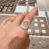 Anillo Ovalado de Diseño Retro Cepillado con Corte Retorcido Popular de Xiaohongshu Anillo de Nicho de Gama Alta Envío Directo