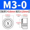 Tuerca remachable de acero inoxidable 304 Pieza remachable galvanizada Placa de presión Tuerca para chapa metálica S-M2M3M4M5M6M8M10M12