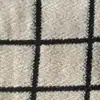 Tejido de Lana de Punto con Estampado de Cuadros de Camello Blanco y Negro para Ropa, Cálido y Cómodo para Abrigos de Otoño e Invierno