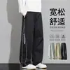 Pantalones de trabajo casuales estilo americano holgados para hombre, nueva colección primavera/otoño 2026, pantalones rectos holgados de moda