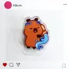 Clip de Plástico Acrílico de Capibara de las Doce Constelaciones, Lindo Clip para Escritorio Infantil, Papeles de Examen, Clip para Diario de Regalo