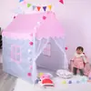 Tienda infantil de interior princesa príncipe yurta castillo casa amazon venta caliente al por mayor casa de juegos juguete