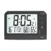 Nuevo Reloj Electrónico de Pantalla Grande Reloj LCD Multifunción Luz Nocturna de Mesita de Noche Reloj Despertador Reloj Silencioso para Estudiantes Yd109