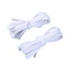 Cordones planos encerados al por mayor para zapatos de cuero de hombre y mujer, botas Martin, Joker blanco y negro, cordones clásicos de longitud fija