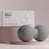 Pelota de fascia, pelota de cacahuete, pelota de masaje de pies, relajación muscular de fascia del cuello, pelota de membrana para cintura, espalda y pies, pelota de fitness para yoga