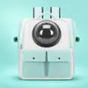 Mochila Transportadora para Mascotas con Ventana de Burbuja, Bolsa de Viaje Multiusos para Mascotas Pequeñas, Mochila Portátil Transpirable para Mascotas