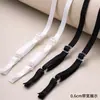 Em estoque 7-10MM Alças de Ombro para Roupa Íntima com Acabamento em Nylon Sutiã Camisola Elástico Ajustável para Apertar Venda por Atacado