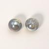 [Paquete de 2] Mabe Meteor Cuentas Redondas de un Agujero Tierra Trueno Cuentas Sueltas Llavero Colgante DIY Accesorios para el Cabello Accesorios para Joyería