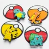 En Stock Juguetes para Niños Pikachu Dinosaurio Molinillo de Viento Redondo Sello de Plástico Sello de Goma Accesorios para Ropa