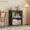 Estantería Transparente a Prueba de Polvo, Librería Sencilla, Estante de Almacenamiento de Piso de Combinación Libre, Gabinete Ahorrador de Espacio para Uso en Alquiler