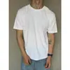 Nueva Camiseta Casual Versátil Transpirable de Peso Pesado Estilo Americano Cuello Pequeño para Hombre, Color Sólido Holgada Casual Manga Corta