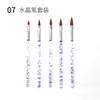 Set de 15 Piezas de Bolígrafos de Gel, Bolígrafos de Cristal, Bolígrafos de Silicona, Bolígrafos para Puntos, Bolígrafos para Dibujo de Líneas y Set de Pinceles para Pintar