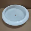 Colección Completa de Accesorios de Iluminación: Lámpara Colgante de Material de Vidrio, Base Semi-Circular tipo Tazón, Tazón de Soporte Inferior, Superficie Lisa, Cubierta de Concha Escarchada, Bricolaje