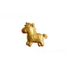 Colgante Mini Dios de la Riqueza Estilo Chino Oro Puro 999, Año del Caballo, Mini Encanto de Bolsa Atrae Dinero Regalo, Disponible para Mayorista