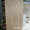 Estantería de Almacenamiento con Tablero Perforado de Madera Maciza de Pino Estante Decorativo de Exhibición para Entrada Divisor de Madera Perchero de Pared Estante Decorativo de Tablero Perforado