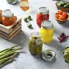 Suministro Directo de Fábrica Frasco Mason de 16 oz Botella para Bebida de Limón Frasco para Mermelada Miel Pudín Frasco Mason Sellado para Ensalada de Verduras