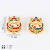 Estilo Antiguo Dorado Mate Golondrina Bestia Dorada Accesorios con Cuentas Tendencia Nacional Familia de Tres Bestias Doradas Golondrina Accesorios para Llavero