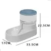 En stock venta al por mayor comedero bebedero para mascotas anti-golpes doble tazón perro gato pequeño y mediano automático bebedero suministros para mascotas