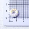 Accesorios de Arte de Uñas de Dibujos Animados de Rosquilla con Lazo de Gatito Color Macarrón Accesorios de Uñas Portátiles Funda para Teléfono Móvil Accesorios de Bricolaje