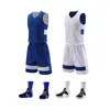 Uniforme de baloncesto chino de doble capa y doble cara del fabricante original, conjunto de chaleco de entrenamiento de competición para hombre, camiseta de baloncesto de cuello en V para adulto