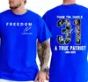 [Código Europeo Transfronterizo] Libertad Camiseta de Dos Caras Charlie Kirk, Verdadero Patri