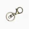 Accesorios para Joyería DIY Hebilla de Langosta Juego de Tres Piezas Llavero con Hebilla de Langosta Cadena de Cuatro Secciones Hebilla Colgante Hebilla de Cadena de Ocho Caracteres Colgante para Llave