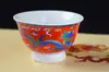 Cuenco de Cerámica de Xizang con Ocho Tesoros, Cuenco para Mesa de Restaurante, Cuenco Auspicioso de Ofrenda Estilo Xizang Ocho Estilos Étnicos, Taza de Té, Cuenco de Arroz con Té de Mantequilla