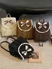 2026 Nuevo Bolso de Doble Hombro con Lazo Dulce Mochila Linda de Moda Tendencia Estilo Coreano Bolso de Mano con Personalidad