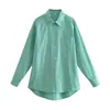 Conjunto de Camisa de Manga Larga a Rayas y Shorts de Verano para Mujer Estilo Europeo y Americano 2026 6015
