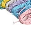 32 hebras de cuerda con núcleo de poliéster fabricantes venta al por mayor suéter cuerda redonda para sombrero pantalón cuerda para la cintura color 5 mm regalo cordón para tetera