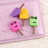 Acessórios para Capa de Celular DIY Palito de Picolé de Argila Macia Acessórios Sorvete Fofo Lama de Cristal Material de Preenchimento com Cola de Creme