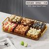 Caja de Dulces Compartimentada Premium con Tapa Transparente a Prueba de Polvo y Bandeja, Caja de Snacks de Plástico de Alta Calidad, Caja de Dulces, Caja de Frutos Secos