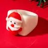 Joias Transfronteiriças Europeias e Americanas Moda Criativa Gelo Transparente Desenho Animado Natal Resina Velho Laço Árvore de Natal Presente