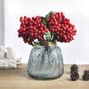 Flores Artificiais Atacado Alta Simulação, Incluindo Frutas Doces, Frutas Silvestres, Cachos de Frutas Vermelhas, Novo Estilo Chinês, Estilo Nórdico, para Casamentos, Decoração de Casa e Fotografia
