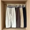 2026 Novo Estilo Coreano Moda Calça Casual Elástico com Cordão para Mulheres, Solta e Emagrecimento Versátil Calça Longa