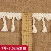 Pronta Entrega Venda Direta Fio de Algodão Franja de Vassoura, Vestuário, Decoração de Casa, Toalhas de Mesa, Cortinas, Renda de Franja para Almofadas, Borlas de Franja de Algodão, Renda de Franja