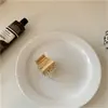 Ins Pinza Anticolapso de Metal Pinza de Garra para Cola de Caballo Alta Pasador Fijo Accesorios para el Cabello para Mujer Parte Trasera de la Cabeza Clip de Tiburón Pequeño
