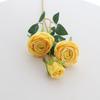 Rosa Concubina Imperial Flor Artificial Franela Decoración del Hogar Boda Novia Ramo Regalo 520 Pared de Rosas
