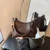 Bolso de Axila para Mujer 2026 Nuevo Otoño Retro Moda Versátil Exquisito Viaje Diario Bolso de Hombro Único Bolso Cruzado Tipo Cubo