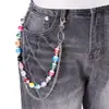 Cadena de Cintura M&M Colorida Estilo Hip-Hop Europeo y Americano, Cadena Versátil para Jeans Unisex, Cadena de Pantalones de Calle de Moda