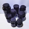 Fornecimento Direto de Fábrica de Frascos de Embalagem de Plástico Preto com Tampas com Alça, Potes de Tubo Longo Selados e Frascos Pretos, Múltiplas Especificações Podem Ser Personalizadas