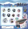Set de 10 Insignias de Anime 2D con Exquisitas Fundas Protectoras, Insignias de sorteo a ciegas, Artículos de Anime 2D, 75 mm