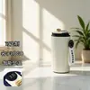 Taza de café más vendida transfronteriza, taza térmica inteligente portátil para exteriores de acero inoxidable 316 para coche, regalo de empresa
