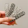 Pasador de Cristal Coreano para Mujer 2025 Nuevo Estilo Clip Lateral de Flequillo de Gama Alta Pinza Bb para el Pelo del Frente Accesorio para el Cabello
